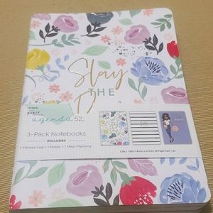 3 pack fitness/meal notebook